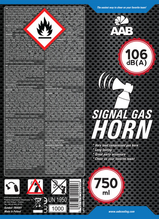 AAB Signal GAS Horn 750 ml